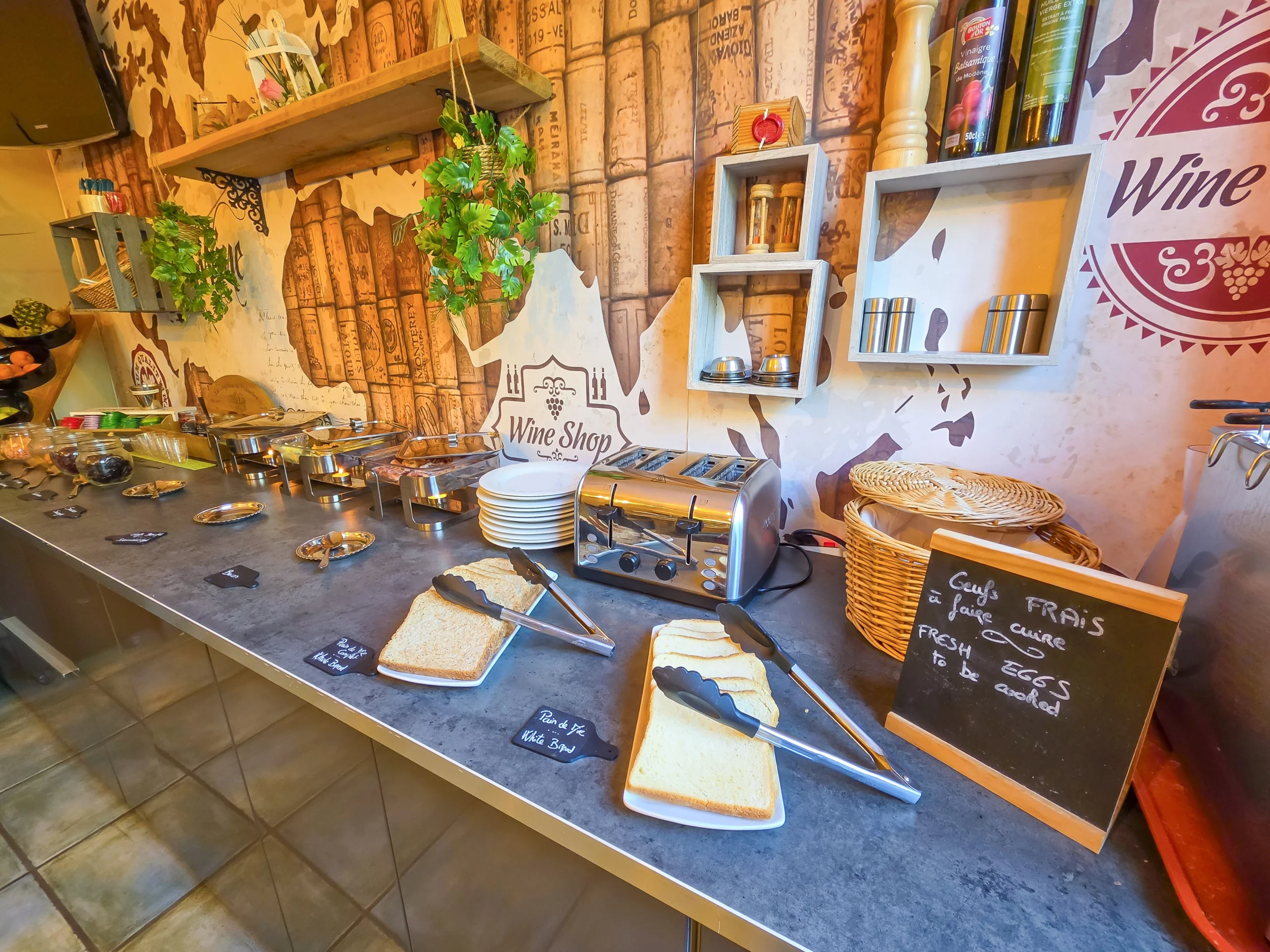 Hôtel du mas petit dejeuner buffet